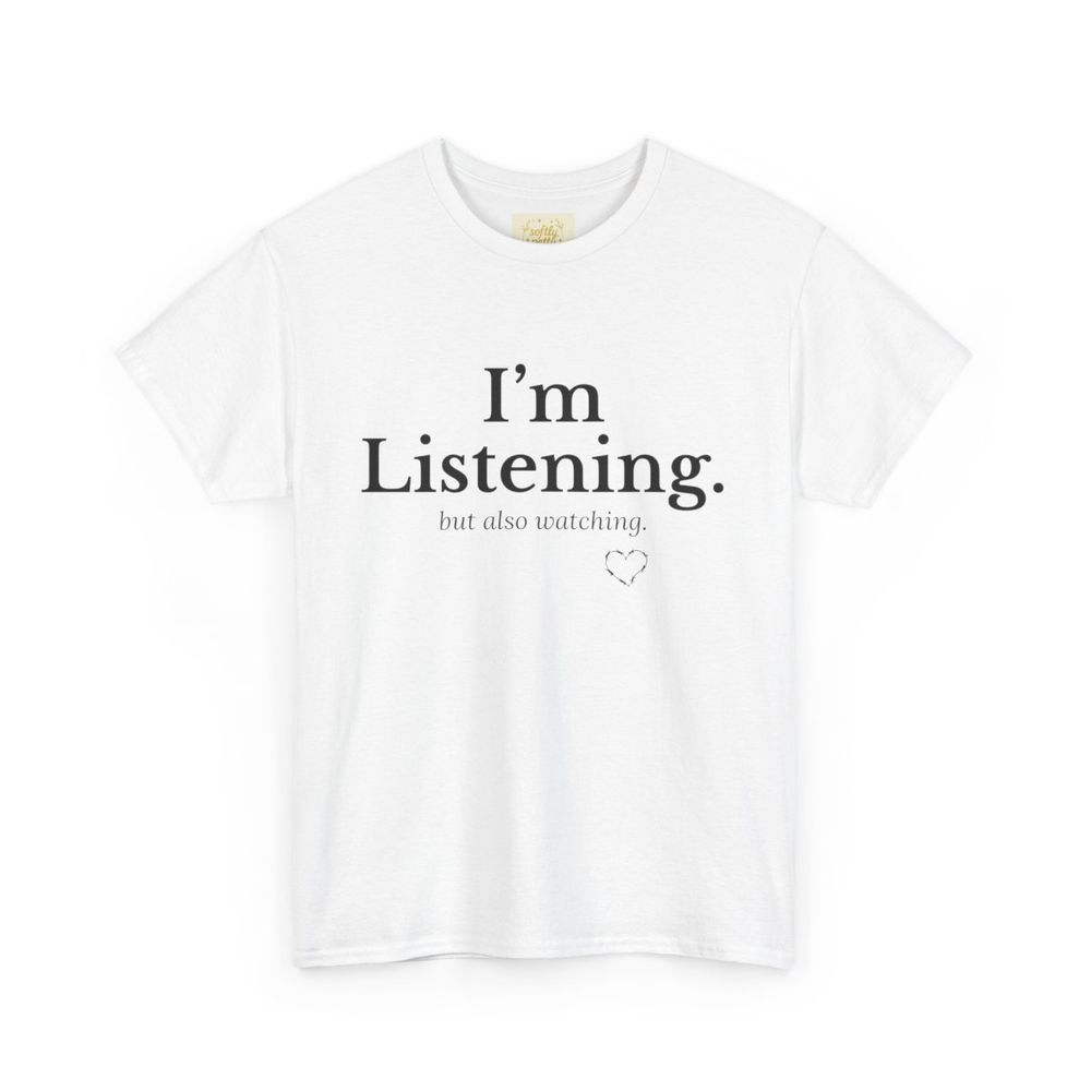 Soft Threats Tee: I'm Listening