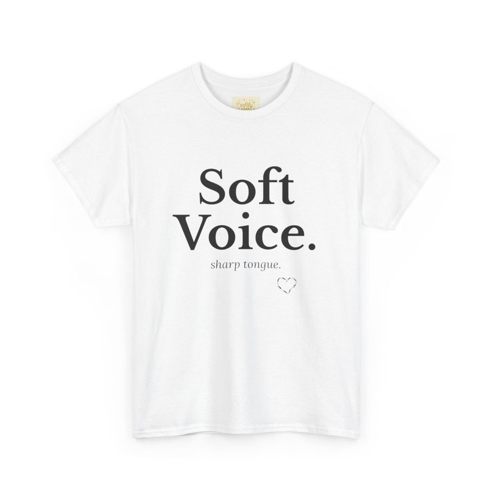 Soft Threats Tee: Soft Voice
